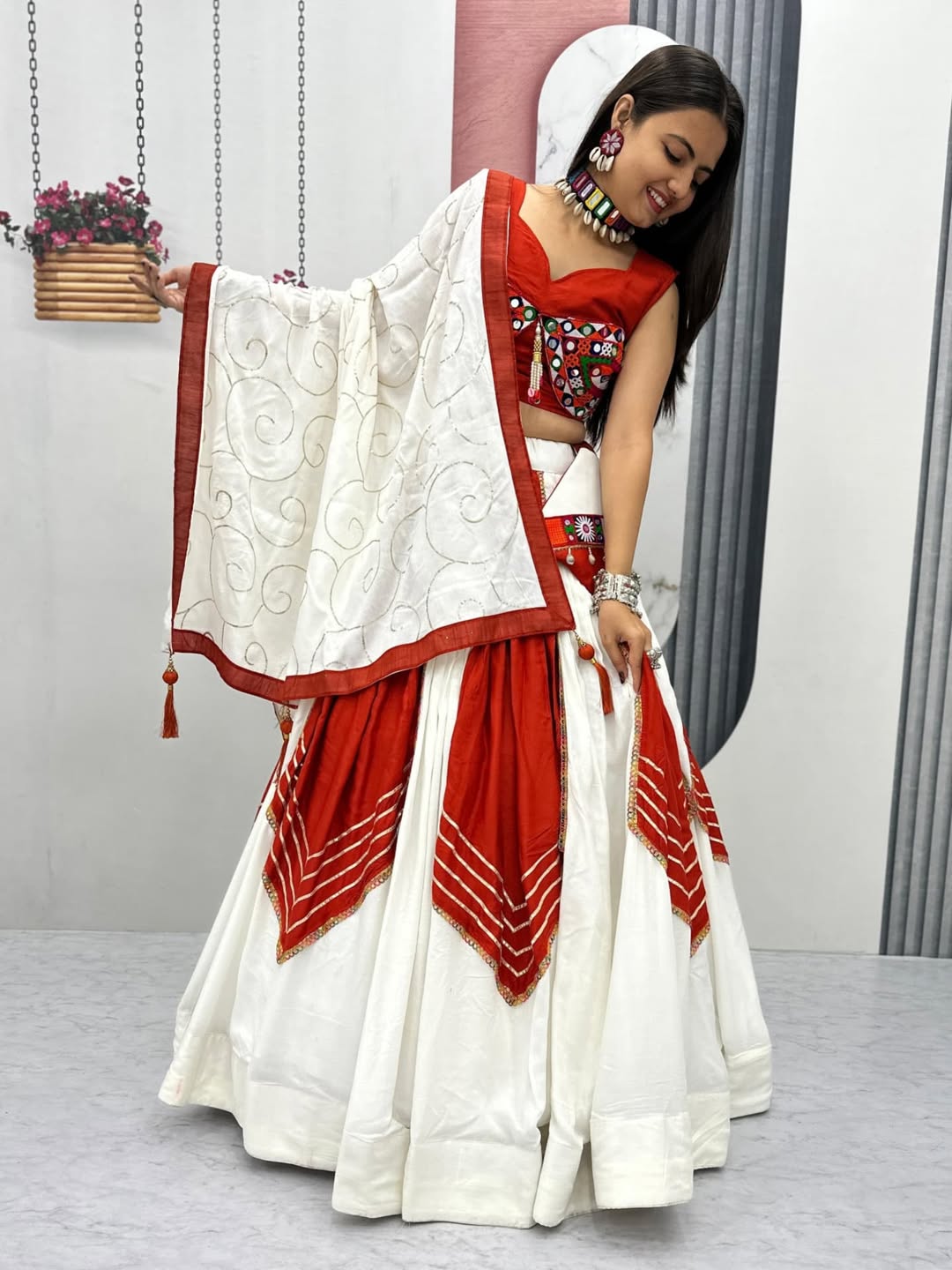 Navratri Special Premium Chaniya Choli With Side Purse