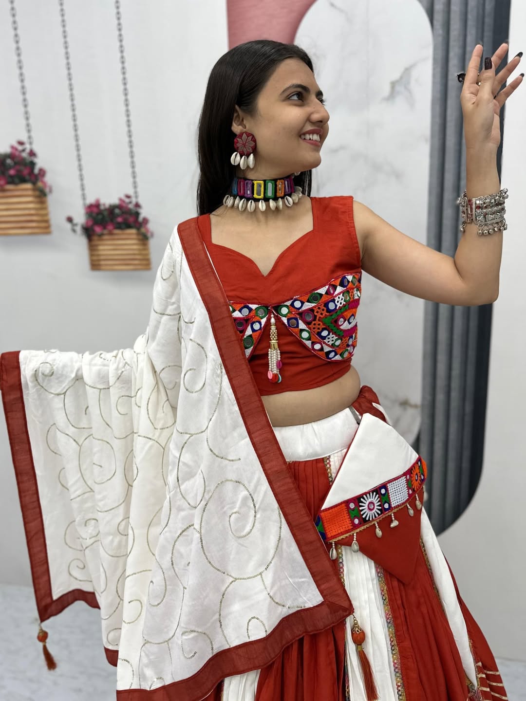 Navratri Special Premium Chaniya Choli With Side Purse