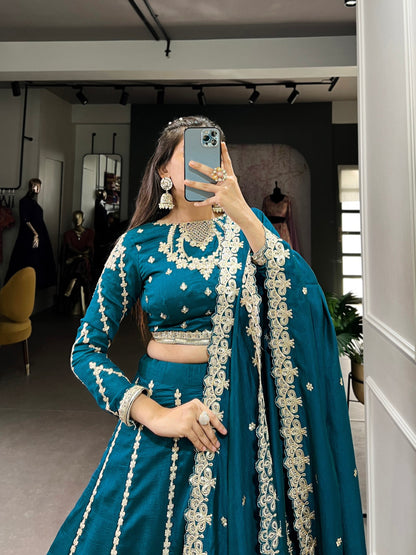 Sunkissed Lehenga Radiance in Fabric